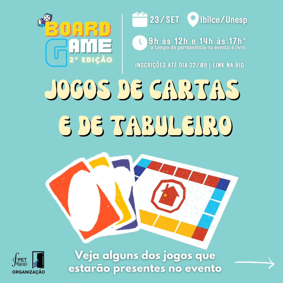 Jogos no Ensino de Matemática - Departamento de Matemática - Unesp -  Instituto de Biociências, Letras e Ciências Exatas - Câmpus de São José do  Rio Preto