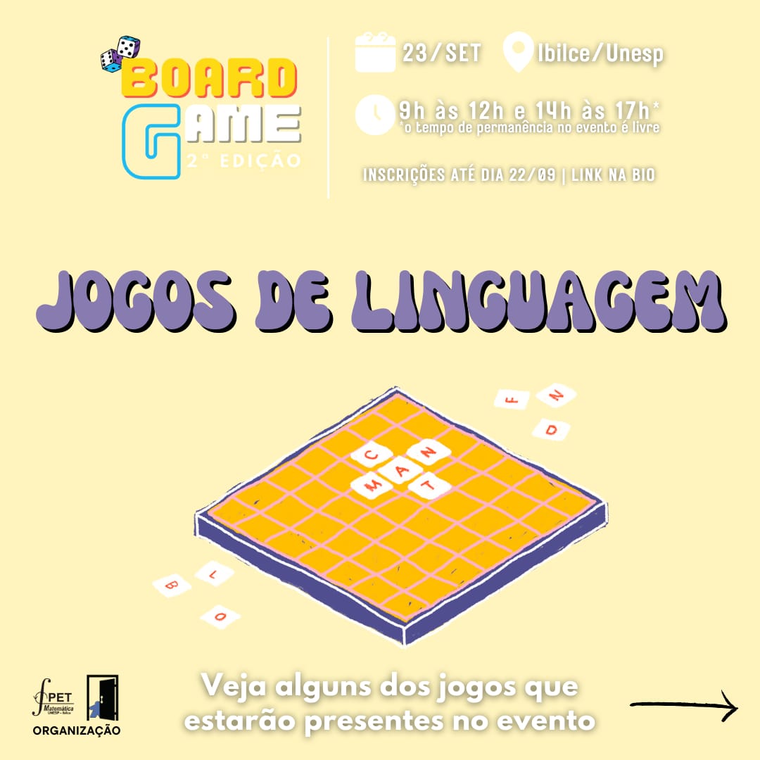 Jogos no Ensino de Matemática - Departamento de Matemática - Unesp