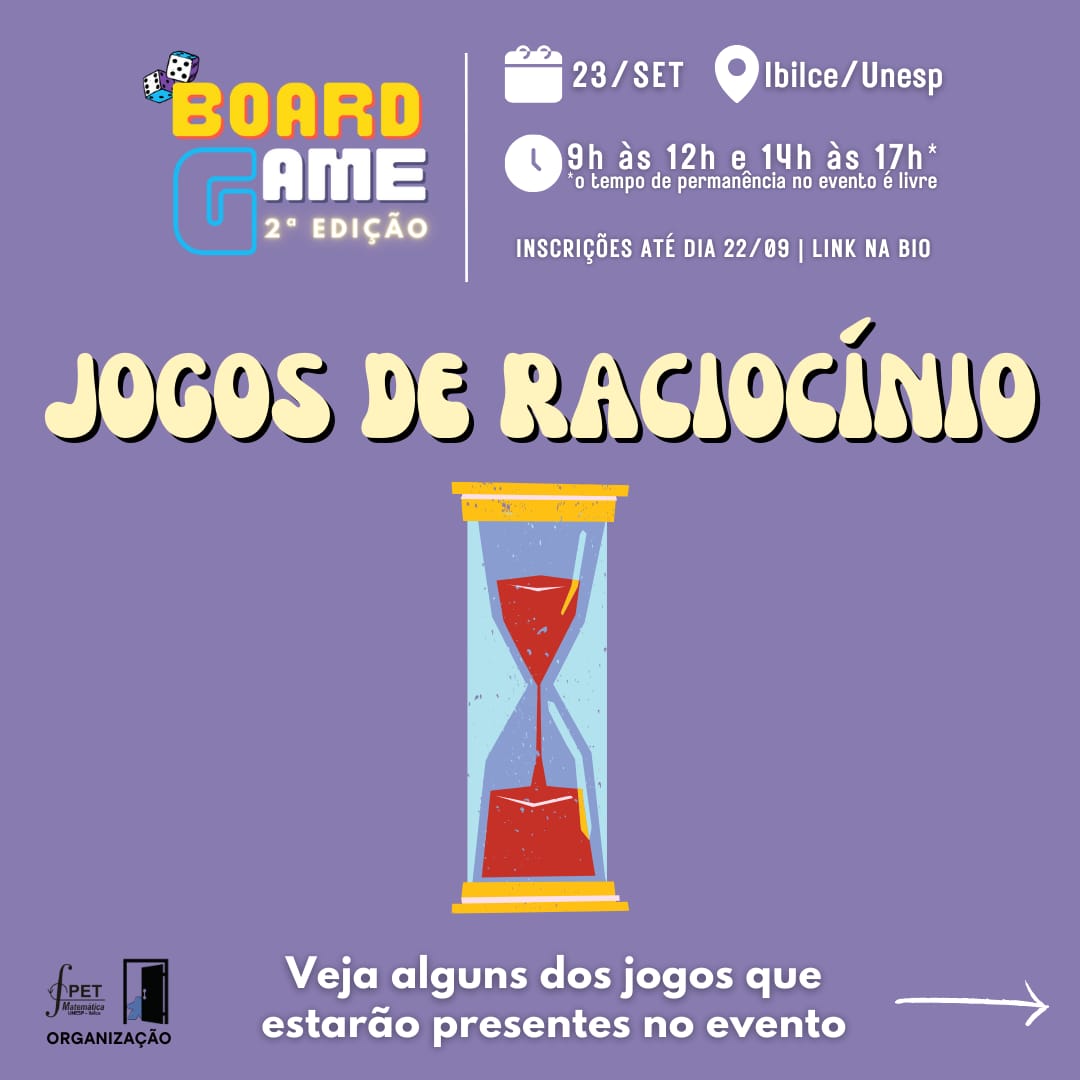 Jogos no Ensino de Matemática - Departamento de Matemática - Unesp -  Instituto de Biociências, Letras e Ciências Exatas - Câmpus de São José do  Rio Preto